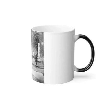 City Point, Virginia. Gen. Rufus Ingalls' Horse and Dog (U.S. Civil War) Color Changing Coffee Mug 11oz - Go Mug Yourself