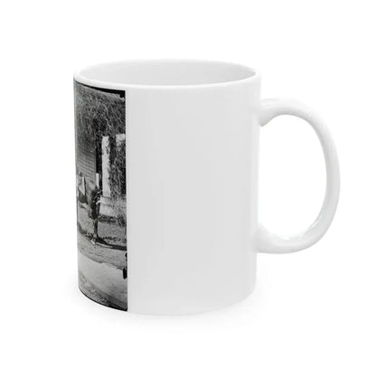 City Point, Virginia. Gen. Rufus Ingalls' Horse And Dog (U.S. Civil War) White Coffee Mug - Go Mug Yourself