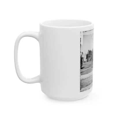 City Point, Virginia. Gen. Rufus Ingalls In Buggy With Colored Boy (U.S. Civil War) White Coffee Mug - Go Mug Yourself