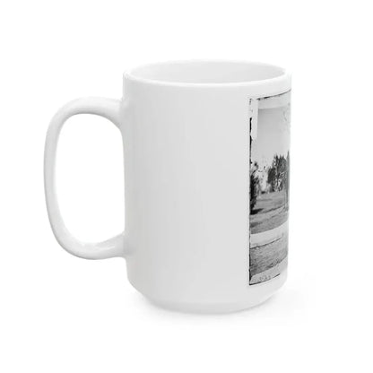 City Point, Virginia. Gen. Rufus Ingalls In Buggy With Colored Boy (U.S. Civil War) White Coffee Mug - Go Mug Yourself