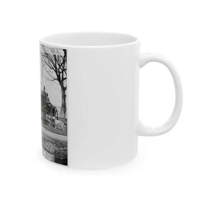 City Point, Virginia. Gen. Rufus Ingalls In Buggy With Colored Boy (U.S. Civil War) White Coffee Mug - Go Mug Yourself