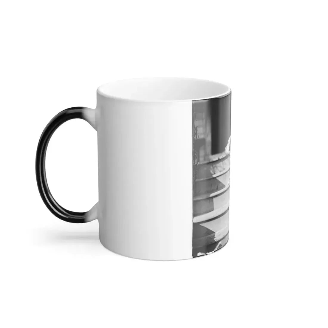 City Point, Virginia. General Rufus Ingall's Coach Dog (U.S. Civil War) Color Changing Coffee Mug 11oz - Go Mug Yourself