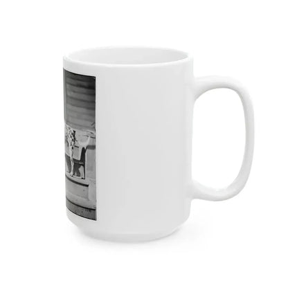 City Point, Virginia. General Rufus Ingall's Coach Dog (U.S. Civil War) White Coffee Mug - Go Mug Yourself