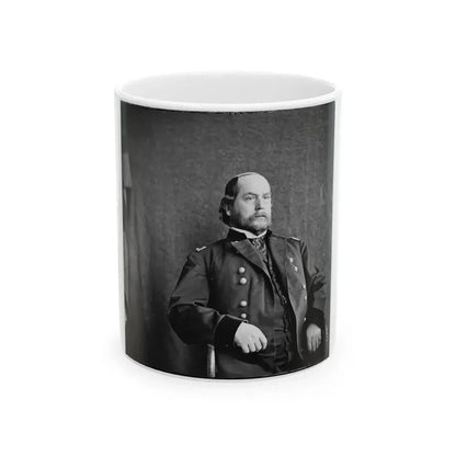 City Point, Virginia. General Rufus Ingalls, U.S.A. (U.S. Civil War) White Coffee Mug 11oz - Go Mug Yourself