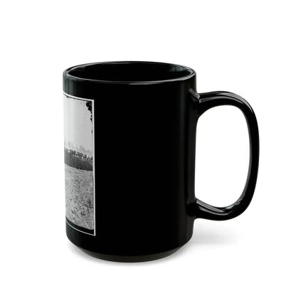City Point, Virginia (Vicinity). Park Of Army Wagon Wheels (U.S. Civil War) Black Coffee Mug - Go Mug Yourself