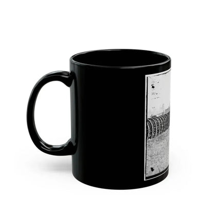 City Point, Virginia (Vicinity). Park Of Army Wagon Wheels (U.S. Civil War) Black Coffee Mug - Go Mug Yourself