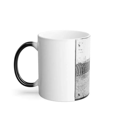 City Point, Virginia (Vicinity). Park of Army Wagon Wheels (U.S. Civil War) Color Changing Coffee Mug 11oz - Go Mug Yourself