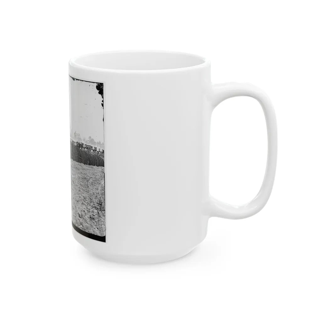 City Point, Virginia (Vicinity). Park Of Army Wagon Wheels (U.S. Civil War) White Coffee Mug-Go Mug Yourself