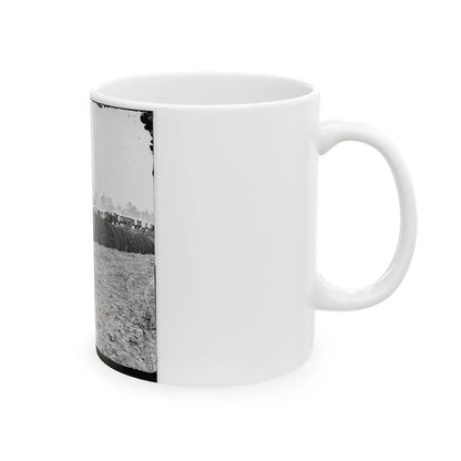 City Point, Virginia (Vicinity). Park Of Army Wagon Wheels (U.S. Civil War) White Coffee Mug-Go Mug Yourself