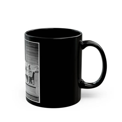 City Point, Virginia. General Rufus Ingall's Coach Dog (U.S. Civil War) Black Coffee Mug-Go Mug Yourself