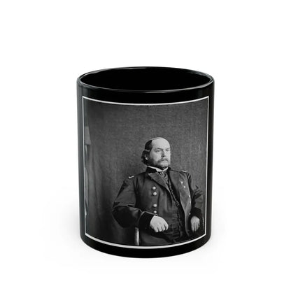 City Point, Virginia. General Rufus Ingalls, U.S.A. (U.S. Civil War) Black Coffee Mug-11oz-Go Mug Yourself