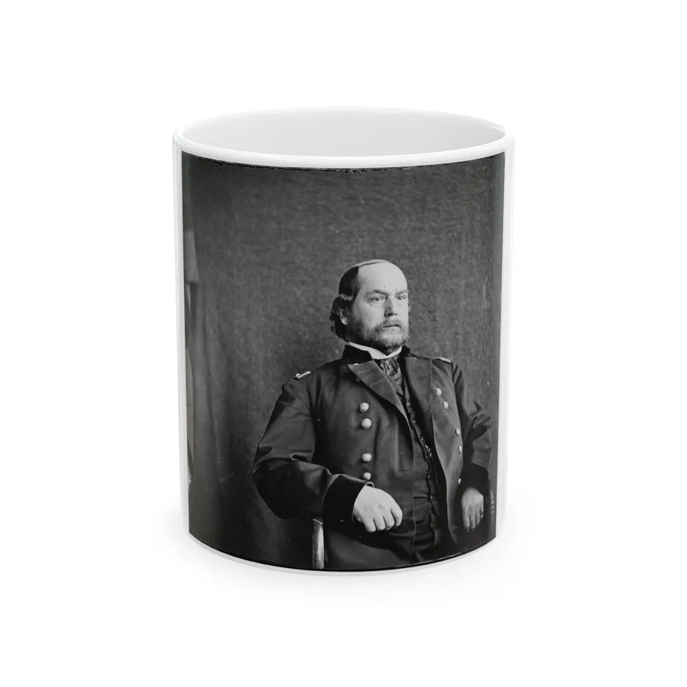 City Point, Virginia. General Rufus Ingalls, U.S.A. (U.S. Civil War) White Coffee Mug-11oz-Go Mug Yourself