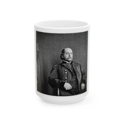 City Point, Virginia. General Rufus Ingalls, U.S.A. (U.S. Civil War) White Coffee Mug-15oz-Go Mug Yourself