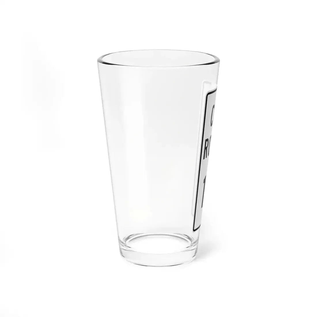 City Route 12 Fremont Ohio (Ohio) (Road Sign) Pint Glass 16oz - Go Mug Yourself