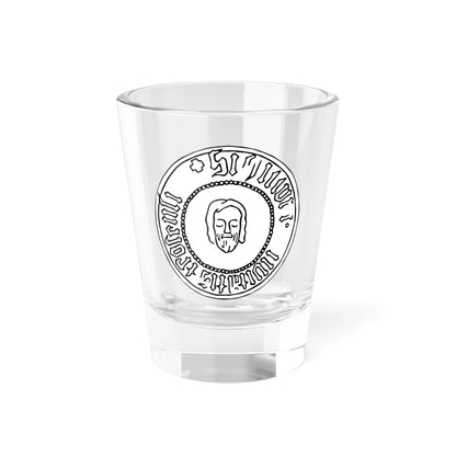 City seal of Trakai 1491 (Lithuania) (Coat of Arms) Shot Glass 1.5oz 1.5oz - Go Mug Yourself