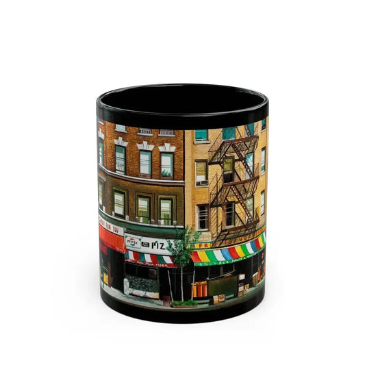 City Street - Black Coffee Mug 11oz - Go Mug Yourself