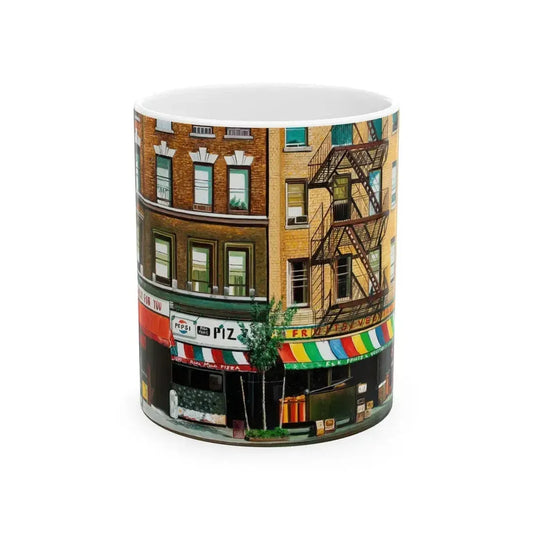 City Street - White Coffee Mug 11oz - Go Mug Yourself