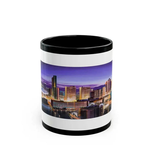 Cityscape - Black Coffee Mug 11oz - Go Mug Yourself