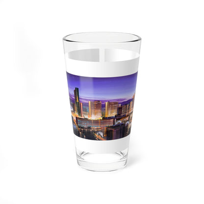 Cityscape - Pint Glass 16oz-16oz-Go Mug Yourself