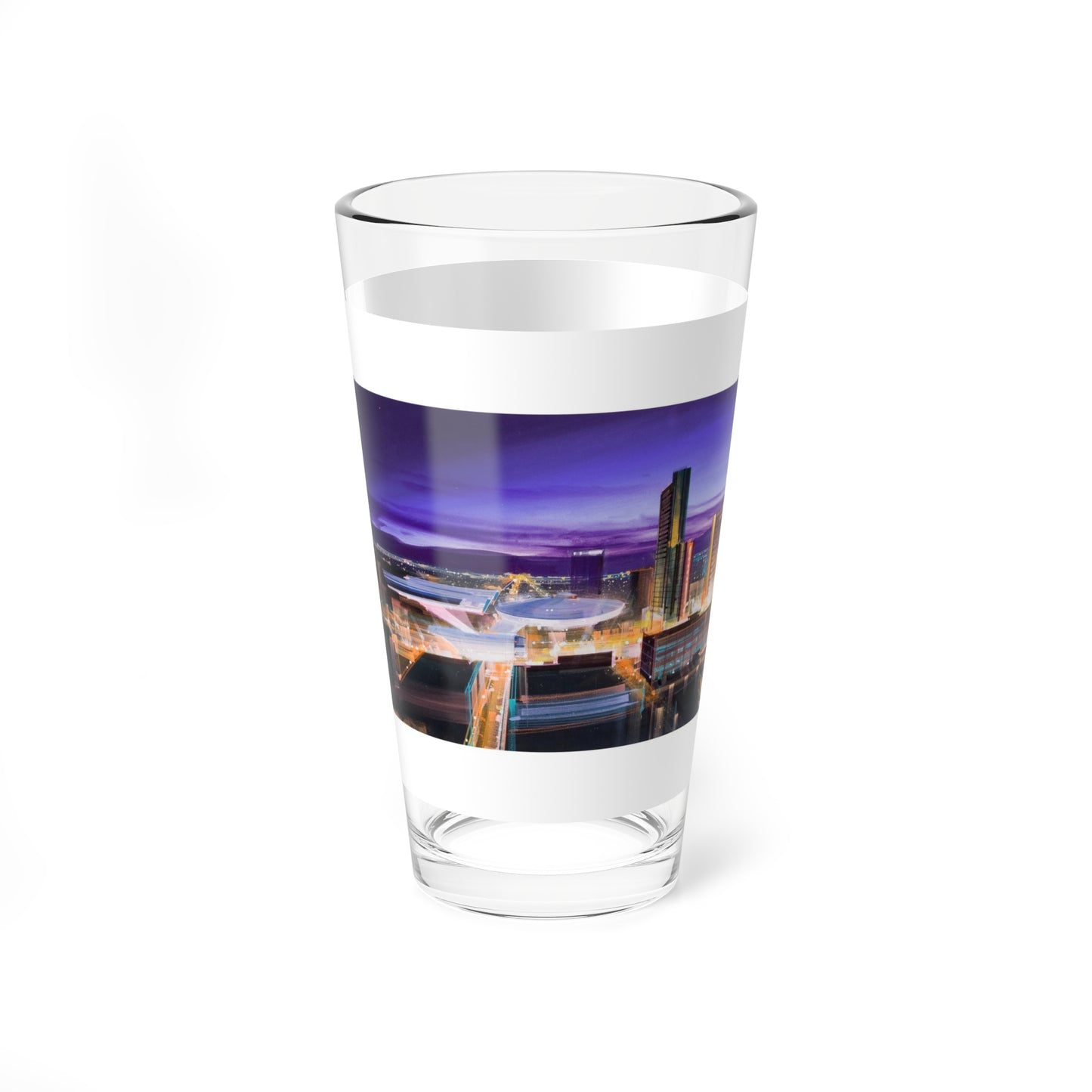 Cityscape - Pint Glass 16oz-Go Mug Yourself