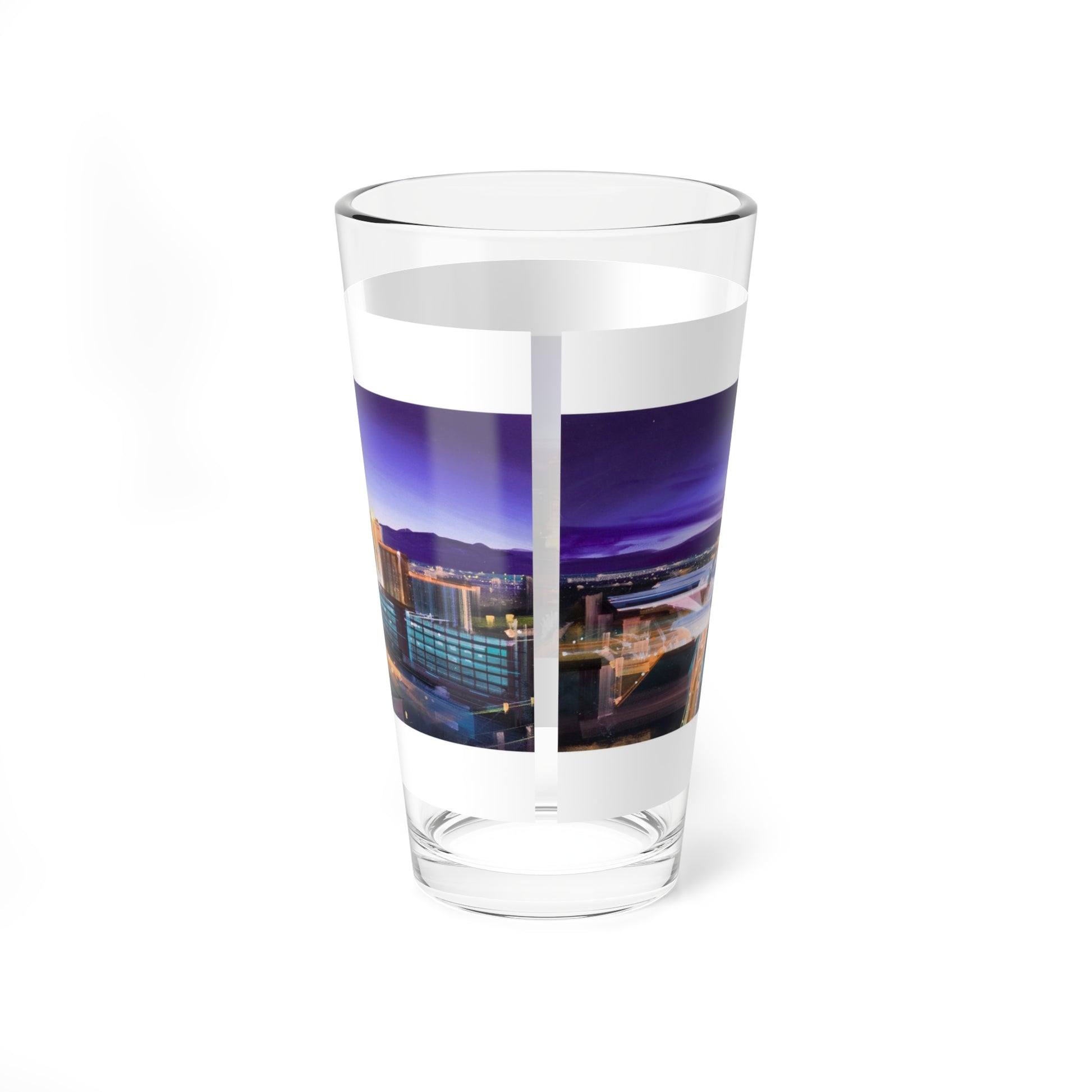 Cityscape - Pint Glass 16oz-Go Mug Yourself