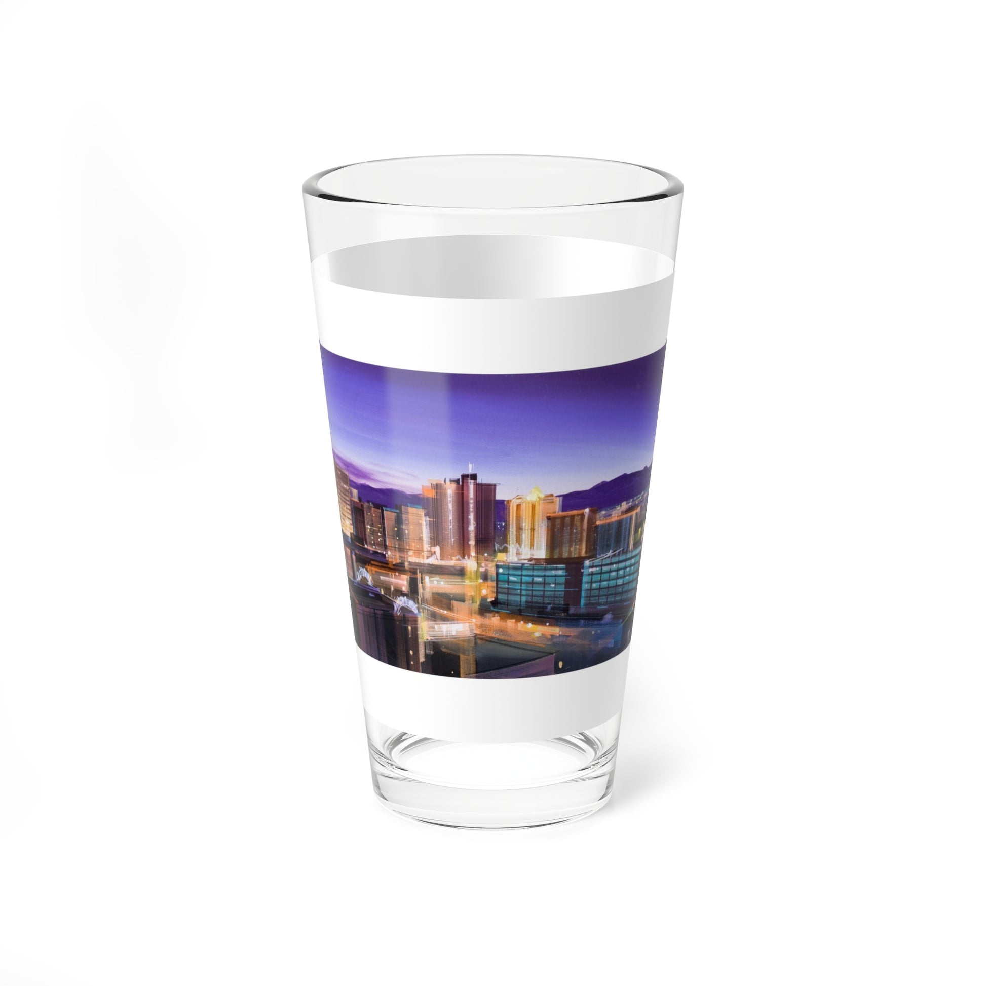 Cityscape - Pint Glass 16oz-Go Mug Yourself