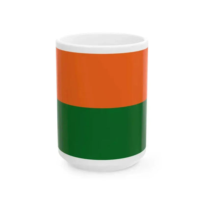 Civic Community party flag (Bolivia) White Coffee Mug 15oz - Go Mug Yourself