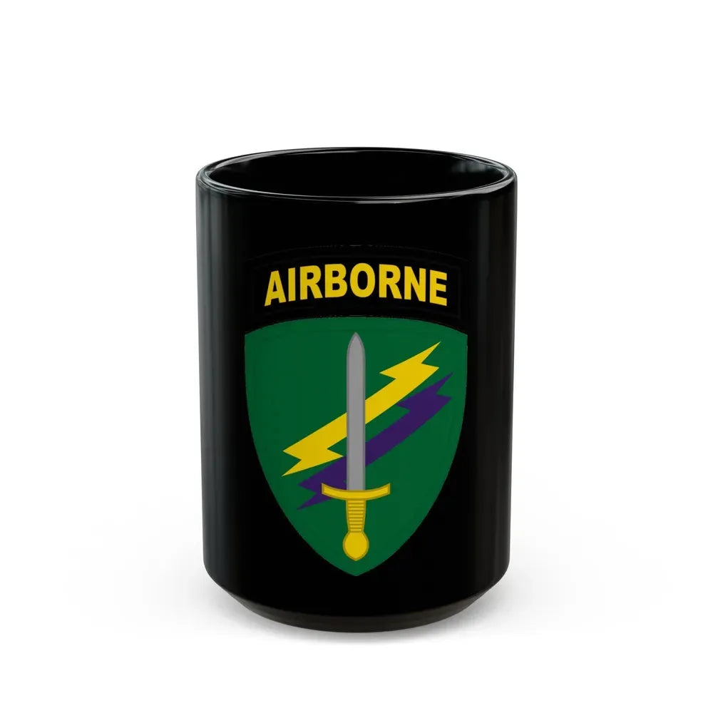 Civil Affairs and Psychological Operations Command Airborne (U.S. Army) Black Coffee Mug 15oz - Go Mug Yourself