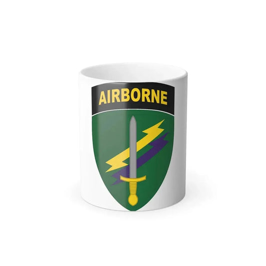 Civil Affairs and Psychological Operations Command Airborne (U.S. Army) Color Changing Coffee Mug 11oz - Go Mug Yourself
