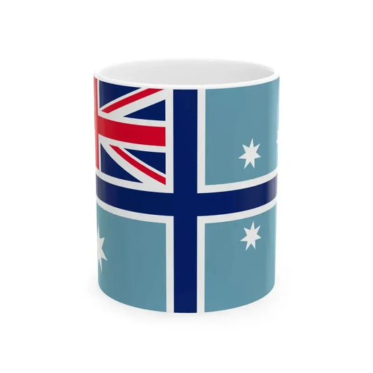 Civil Air Ensign of Australia (Australia) White Coffee Mug 11oz - Go Mug Yourself