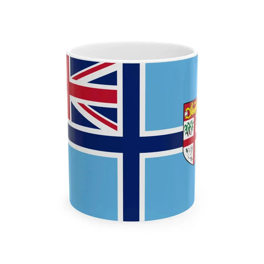 Civil Air Ensign of Fiji (Fiji) White Coffee Mug 11oz - Go Mug Yourself