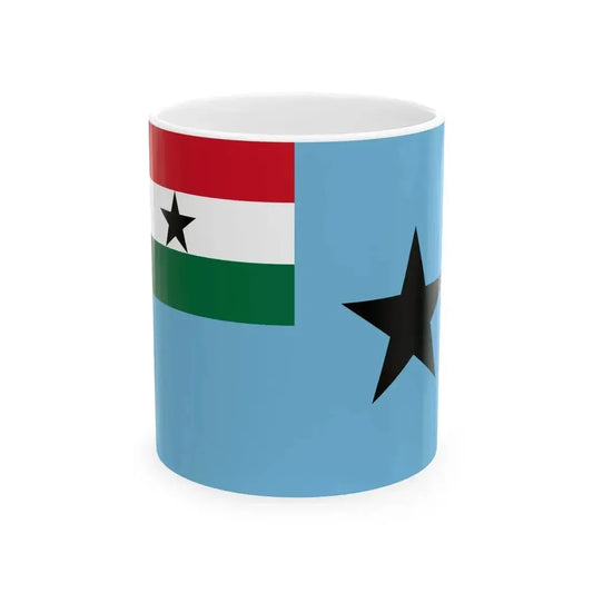 Civil Air Ensign of Ghana 1964-1966 (Ghana) White Coffee Mug 11oz - Go Mug Yourself