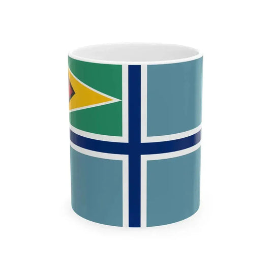 Civil Air Ensign of Guyana (Guyana) White Coffee Mug 11oz - Go Mug Yourself