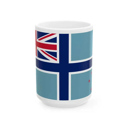 Civil Air Ensign of New Zealand (New Zealand) White Coffee Mug 15oz - Go Mug Yourself