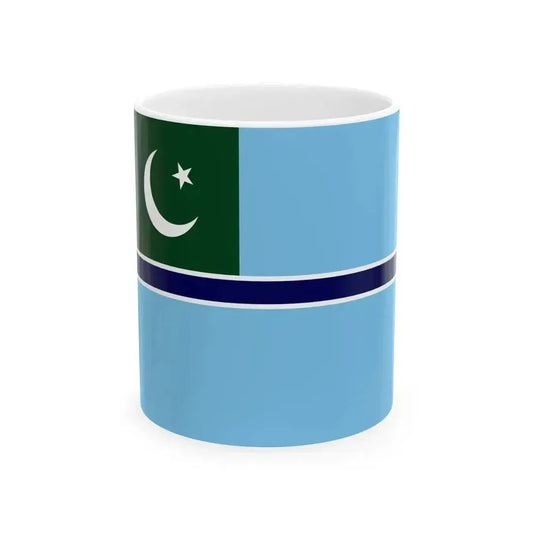 Civil Air Ensign of Pakistan (Pakistan) White Coffee Mug 11oz - Go Mug Yourself