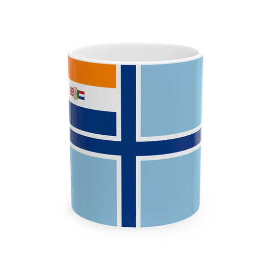 Civil Air Ensign of South Africa obsolete (South Africa) White Coffee Mug 11oz - Go Mug Yourself