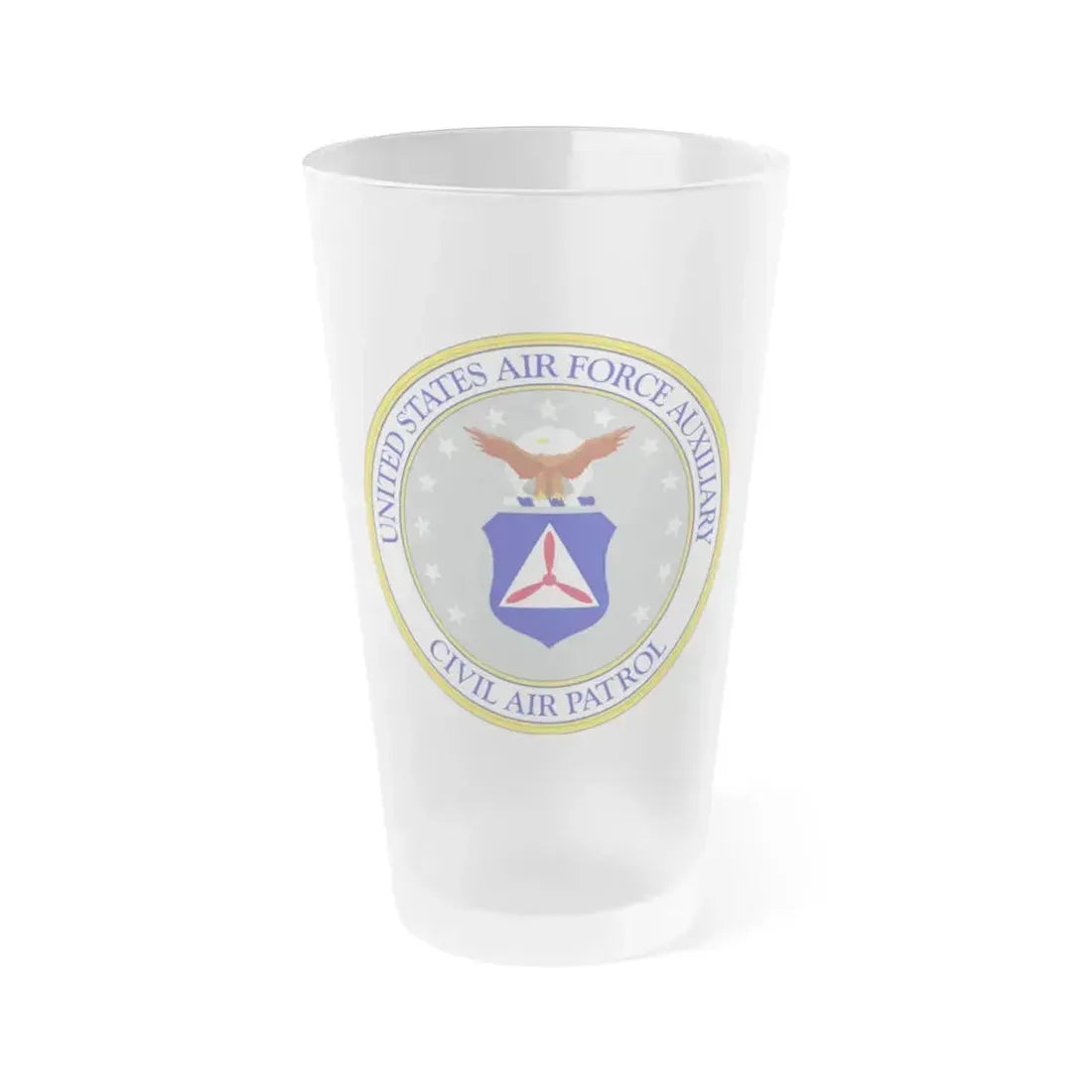 Civil Air Patrol - Frosted Pint Glass 16oz 16oz Frosted - Go Mug Yourself