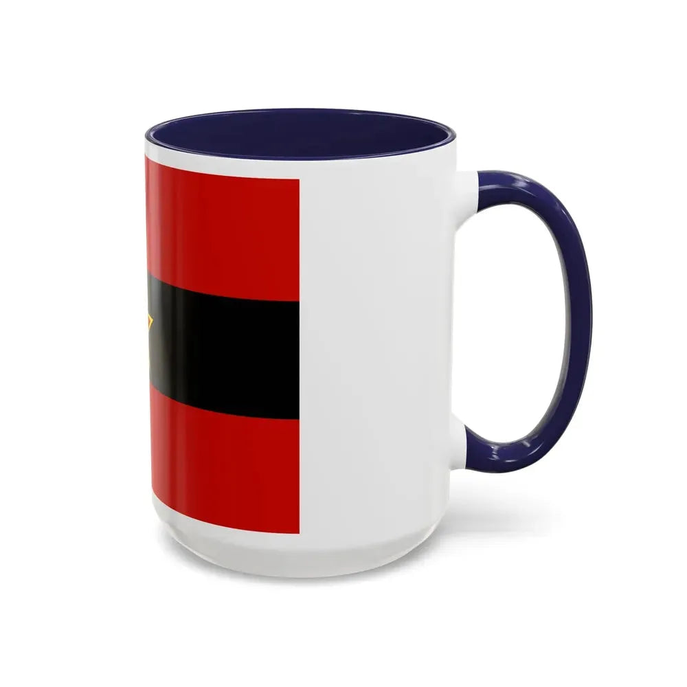 Civil Ensign of Albania 1945 to 1992 - Accent Coffee Mug - Go Mug Yourself