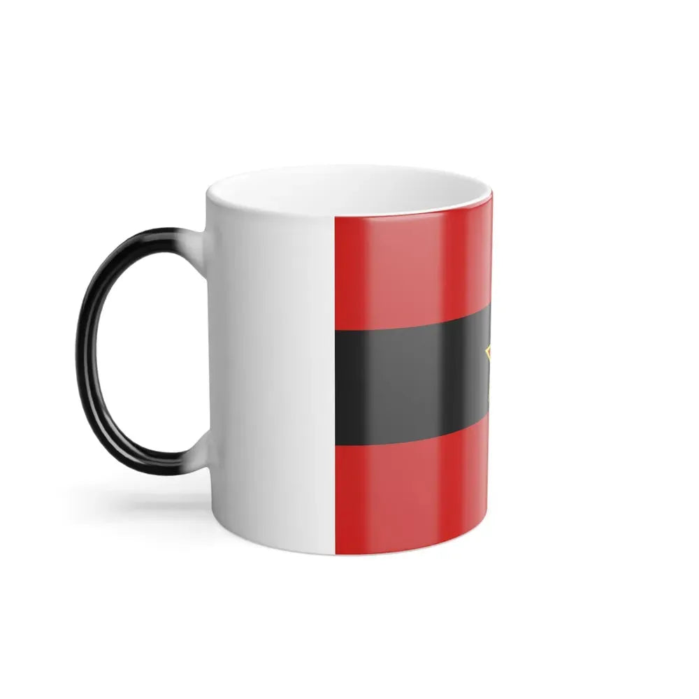 Civil Ensign of Albania 1945 to 1992 - Color Changing Coffee Mug - Go Mug Yourself