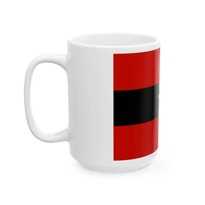 Civil Ensign of Albania 1945 to 1992 - White Coffee Mug - Go Mug Yourself