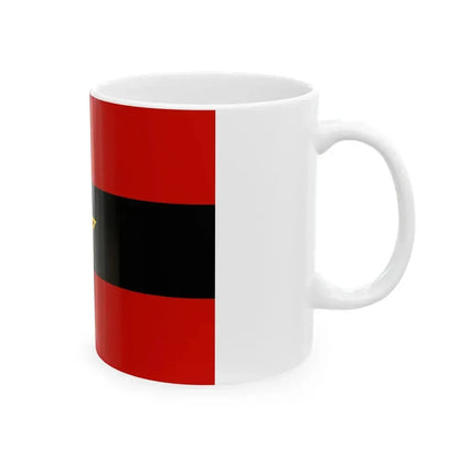 Civil Ensign of Albania 1945 to 1992 - White Coffee Mug - Go Mug Yourself
