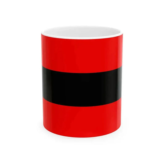 Civil Ensign of Albania 3-2 (Albania) White Coffee Mug 11oz - Go Mug Yourself