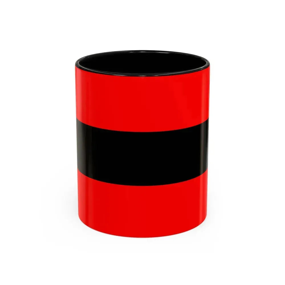 Civil Ensign of Albania - Accent Coffee Mug 11oz Black - Go Mug Yourself
