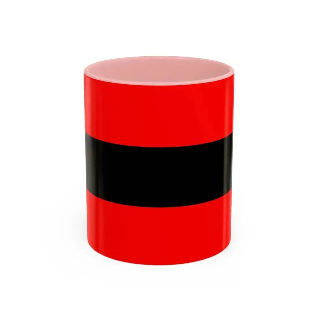 Civil Ensign of Albania - Accent Coffee Mug 11oz Pink - Go Mug Yourself