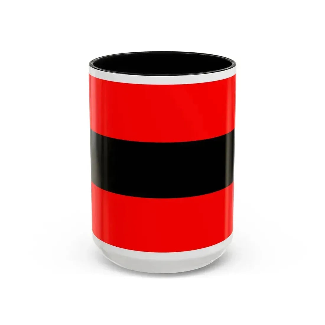Civil Ensign of Albania - Accent Coffee Mug 15oz Black - Go Mug Yourself