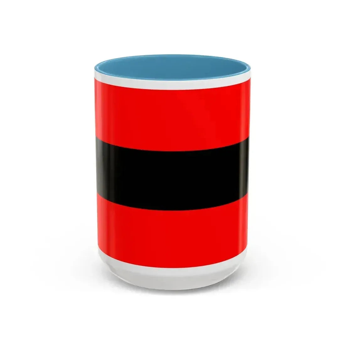 Civil Ensign of Albania - Accent Coffee Mug 15oz Light Blue - Go Mug Yourself