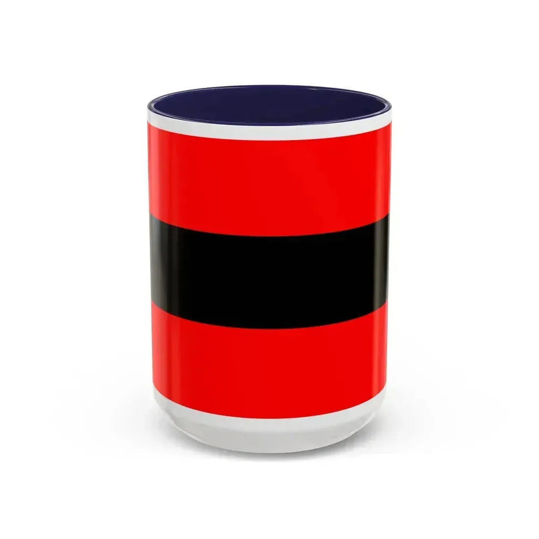 Civil Ensign of Albania - Accent Coffee Mug 15oz Navy - Go Mug Yourself