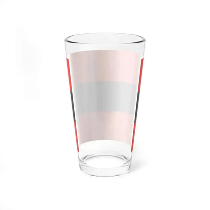 Civil Ensign of Albania (Albania) Pint Glass 16oz - Go Mug Yourself