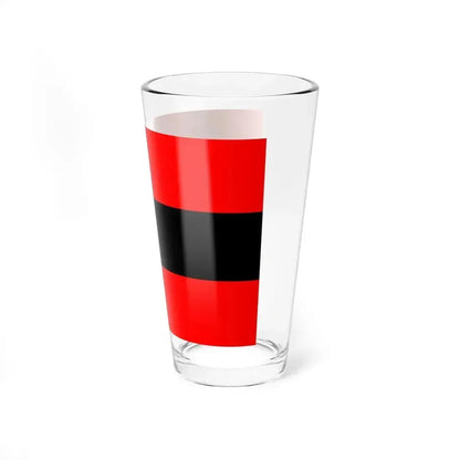 Civil Ensign of Albania (Albania) Pint Glass 16oz - Go Mug Yourself