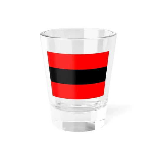 Civil Ensign of Albania (Albania) Shot Glass 1.5oz 1.5oz - Go Mug Yourself